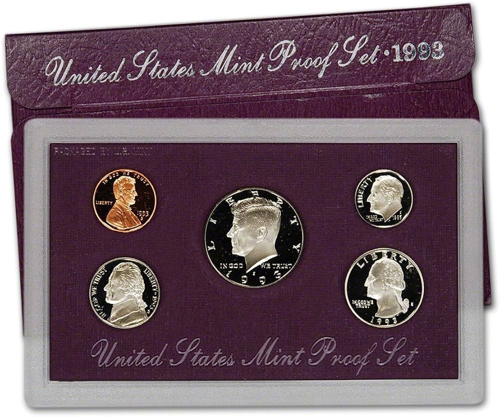 1993 S US Mint Proof Set OGP at Amazon's Collectible Coins Store