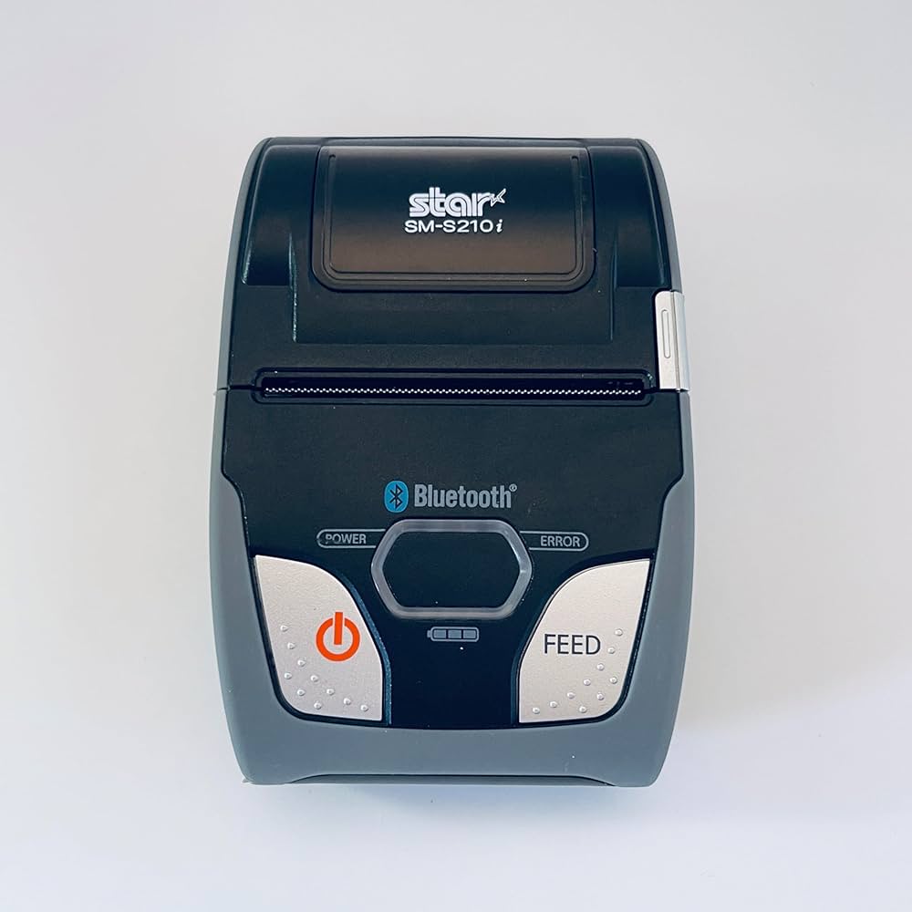 スター精密㈱ Bluetooth ポータブルレシートプリンター SM-S210I