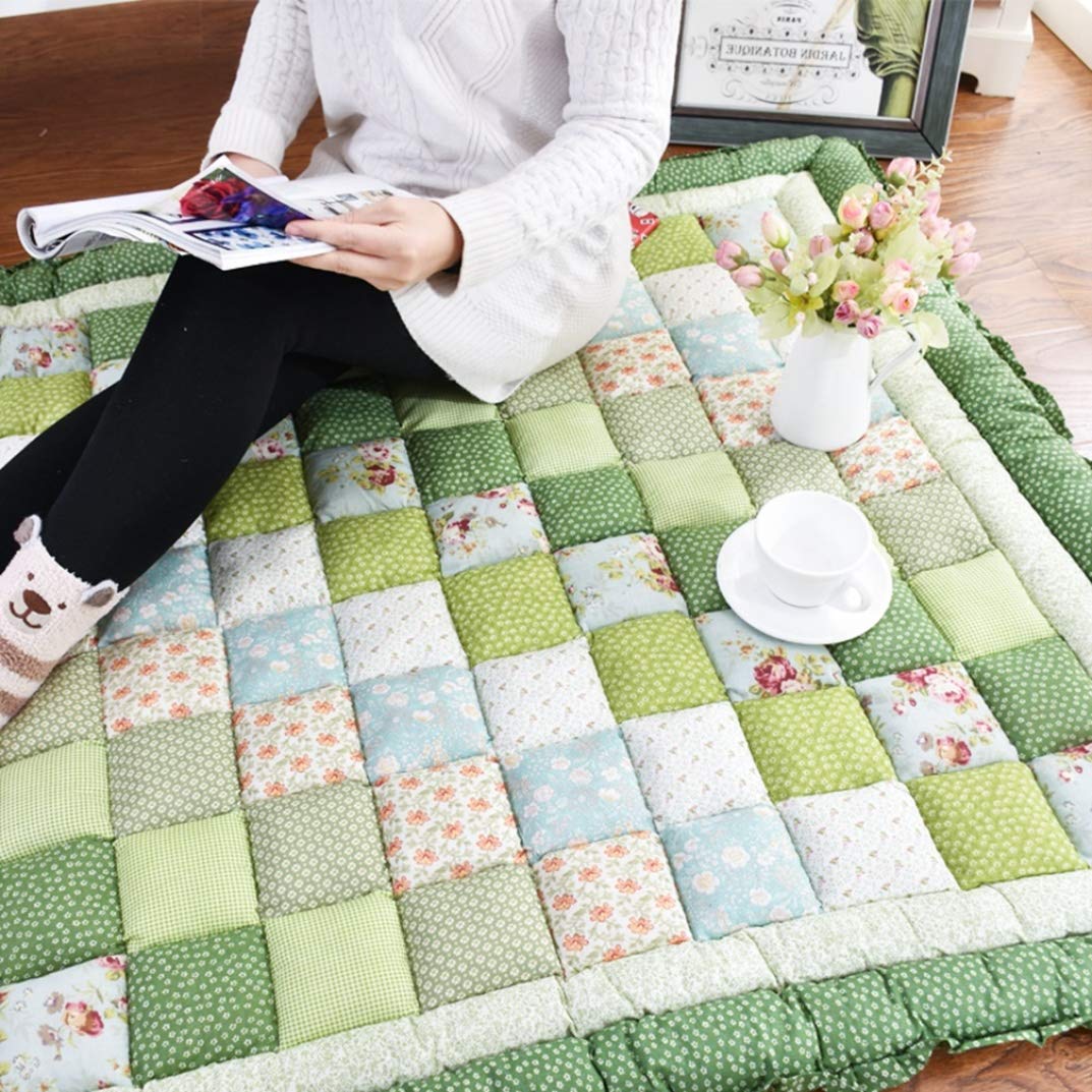 パッチワークキルトマット・ラグにも