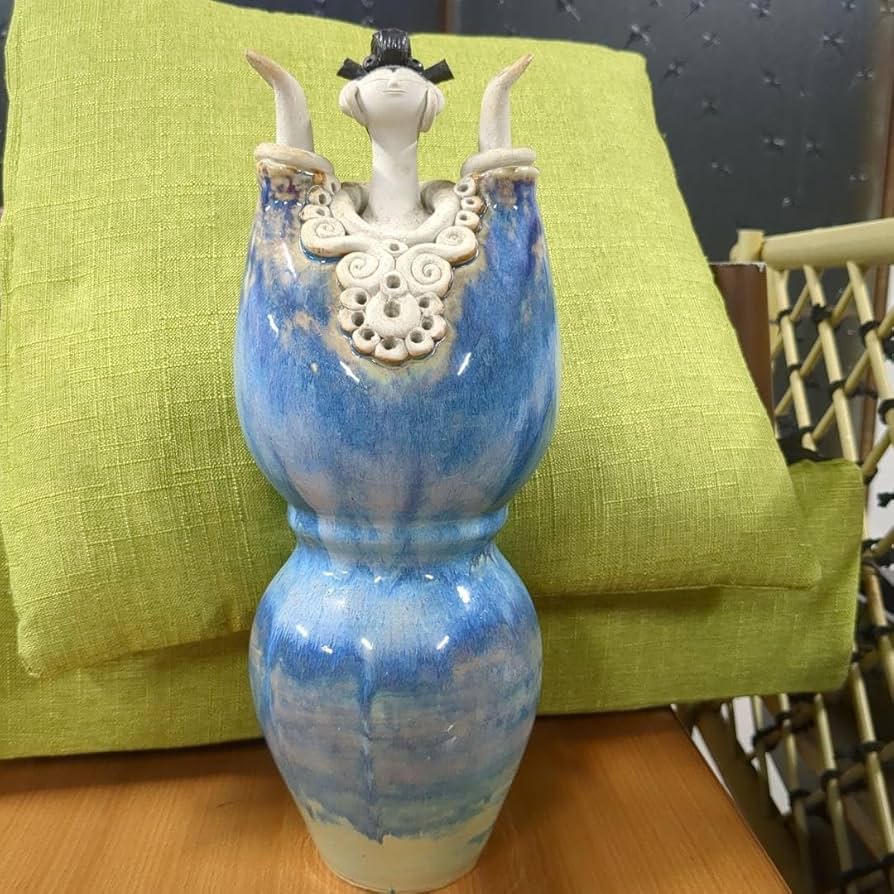 砥部焼 青芳人形 雛人形10体セット 青芳窯 森元青芳 念ずれば花ひらく