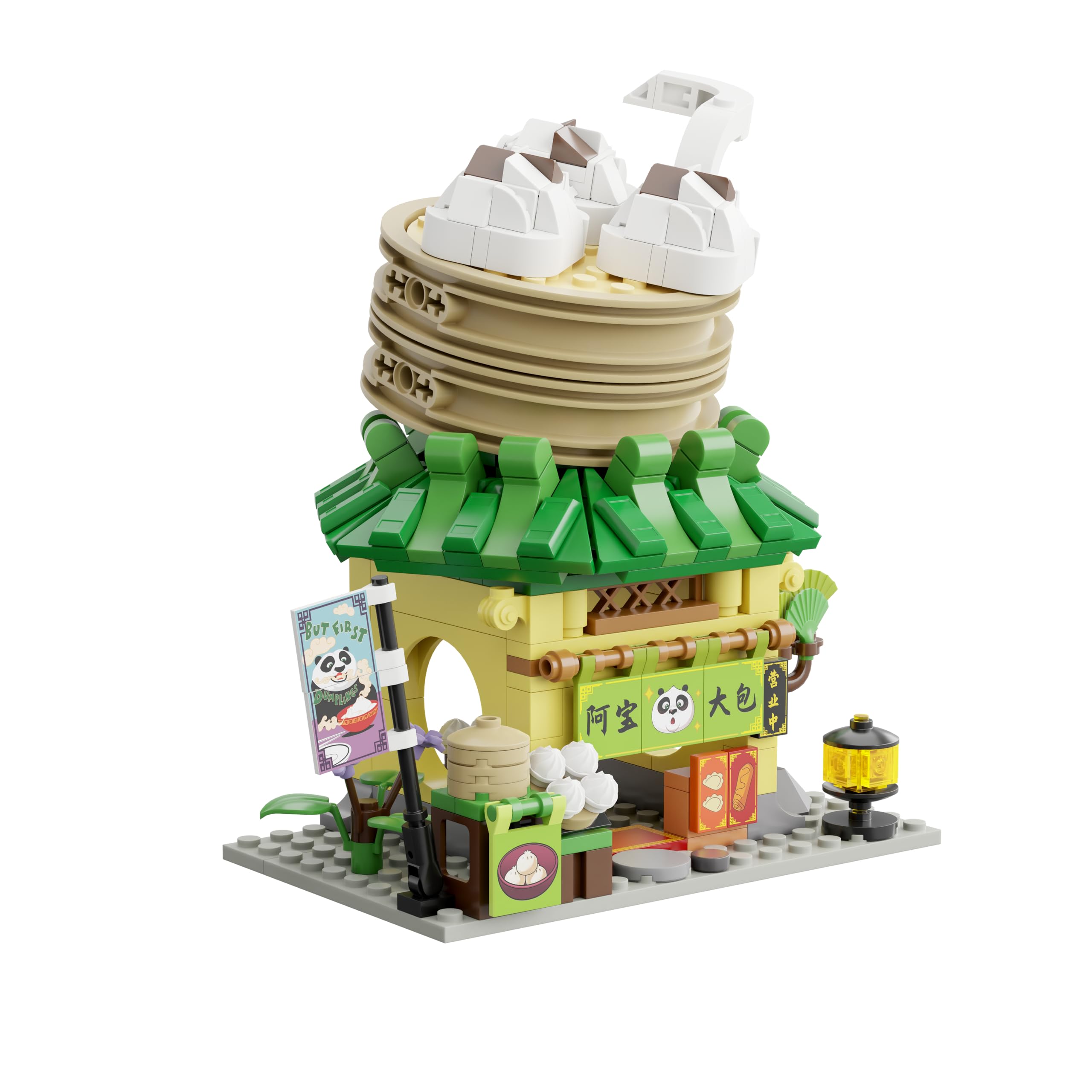 カンフーパンダ フィギュア(ブロンズ)之阿宝美食家 カンフーパンダ