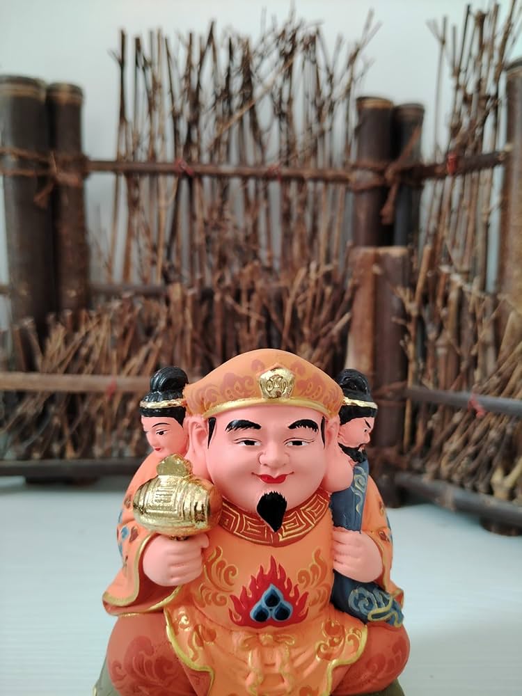 Amazon｜仏像 大黒天様像 三面大黒天 置物 開運招福七福神 大黒天