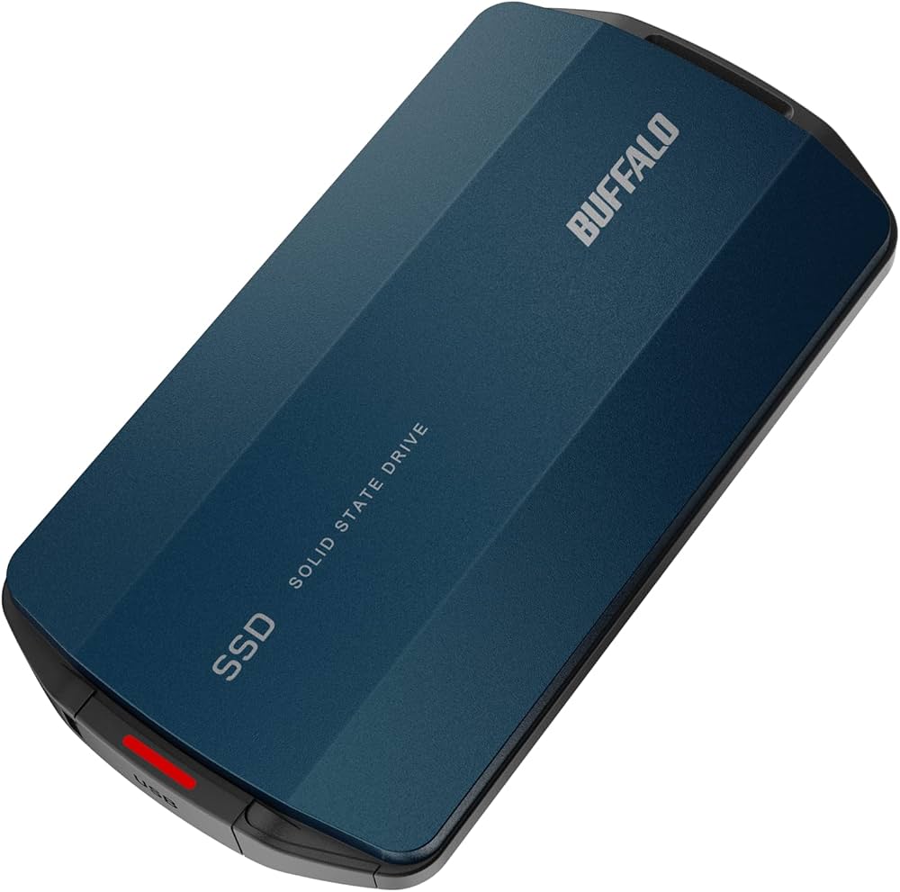Amazon | バッファロー SSD 外付け 500GB USB3.2 Gen2 Type‐C 最大読出