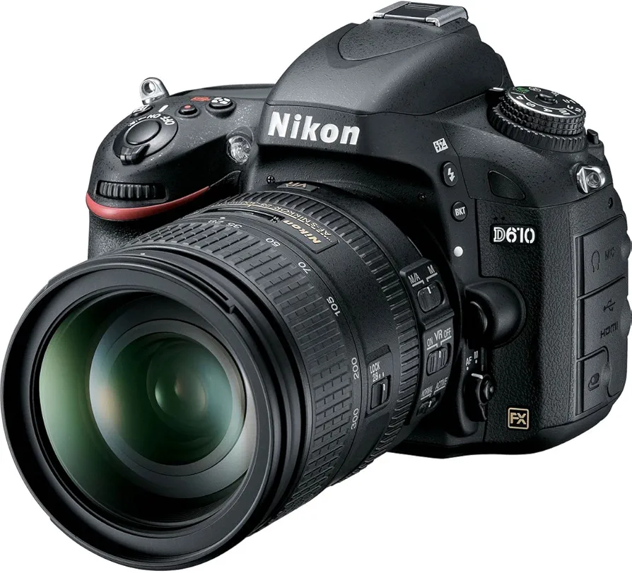 Amazon.com : Nikon D610 24.3 MP CMOS FX-Format Digital SLR Kit