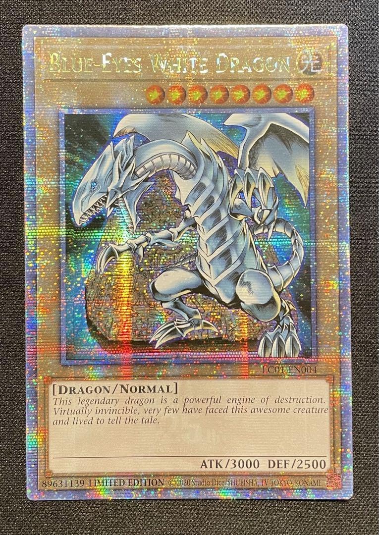 T*読様 激レア！遊戯王青眼の白龍 エラーカード英語版25th ブルーア