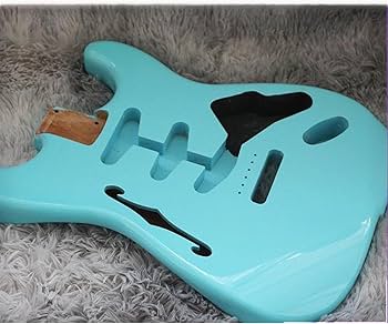 ダークブルー セミホロウボディ エレキギター ダークブルー セミホロウ