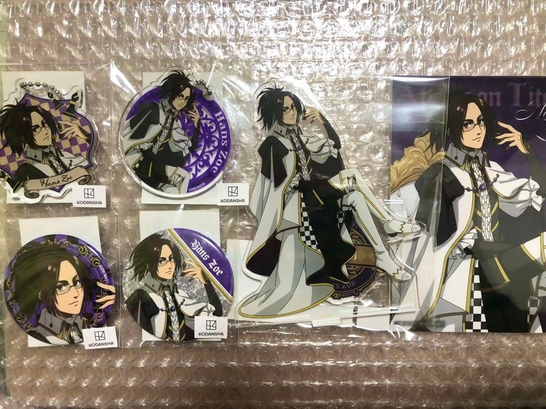 まるくじ 進撃の巨人 チェスStyle 缶バッジ ハンジ 【にこ丸様専用】まる