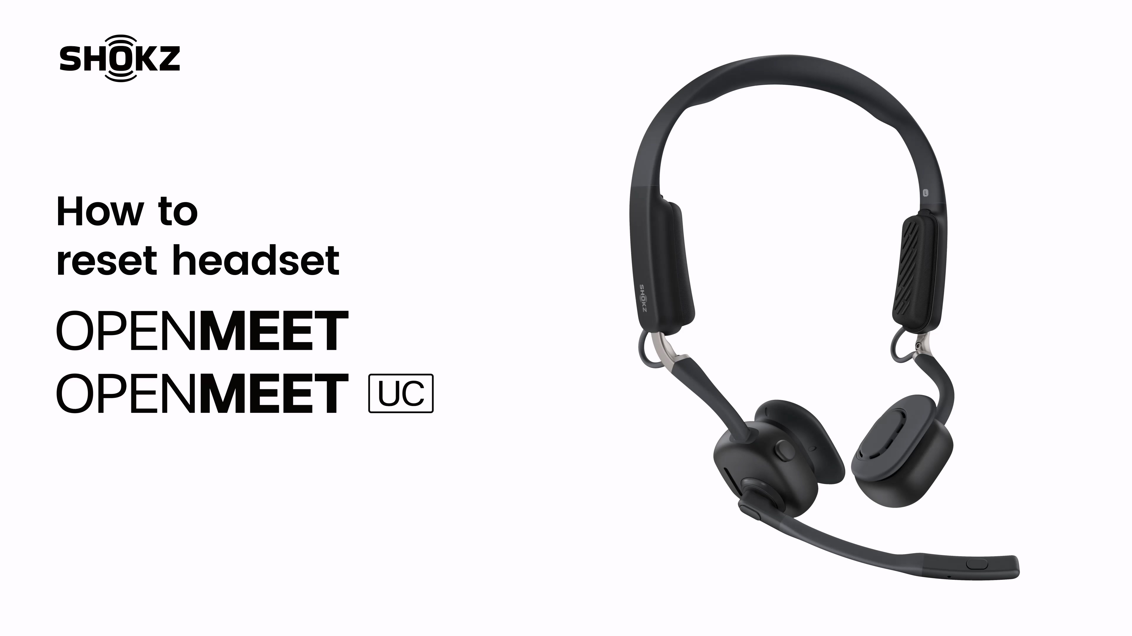 Shokz OpenMeet UC ワイヤレスヘッドセットUSB-Cアダプタ付き Amazon