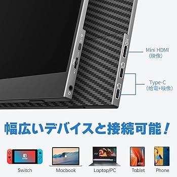 Amazon.co.jp: kksmart モバイルモニター 15.6インチ 144hz高速応答