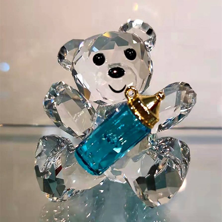 箱付き MEISSEN マイセン クリスタル 置物 クマ ベアー no.103