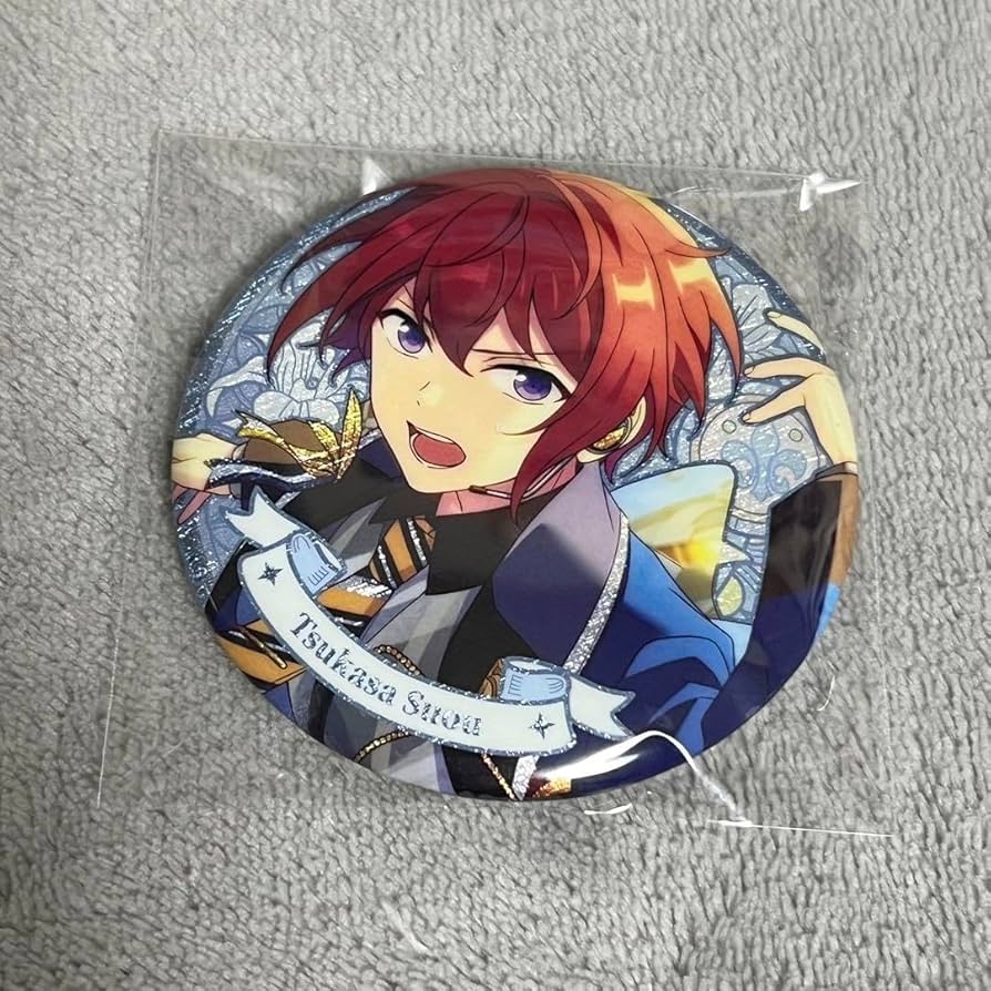 あんスタ 中国 バレンタイン ハート缶バッジ 朱桜司 あんスタ 朱桜 司