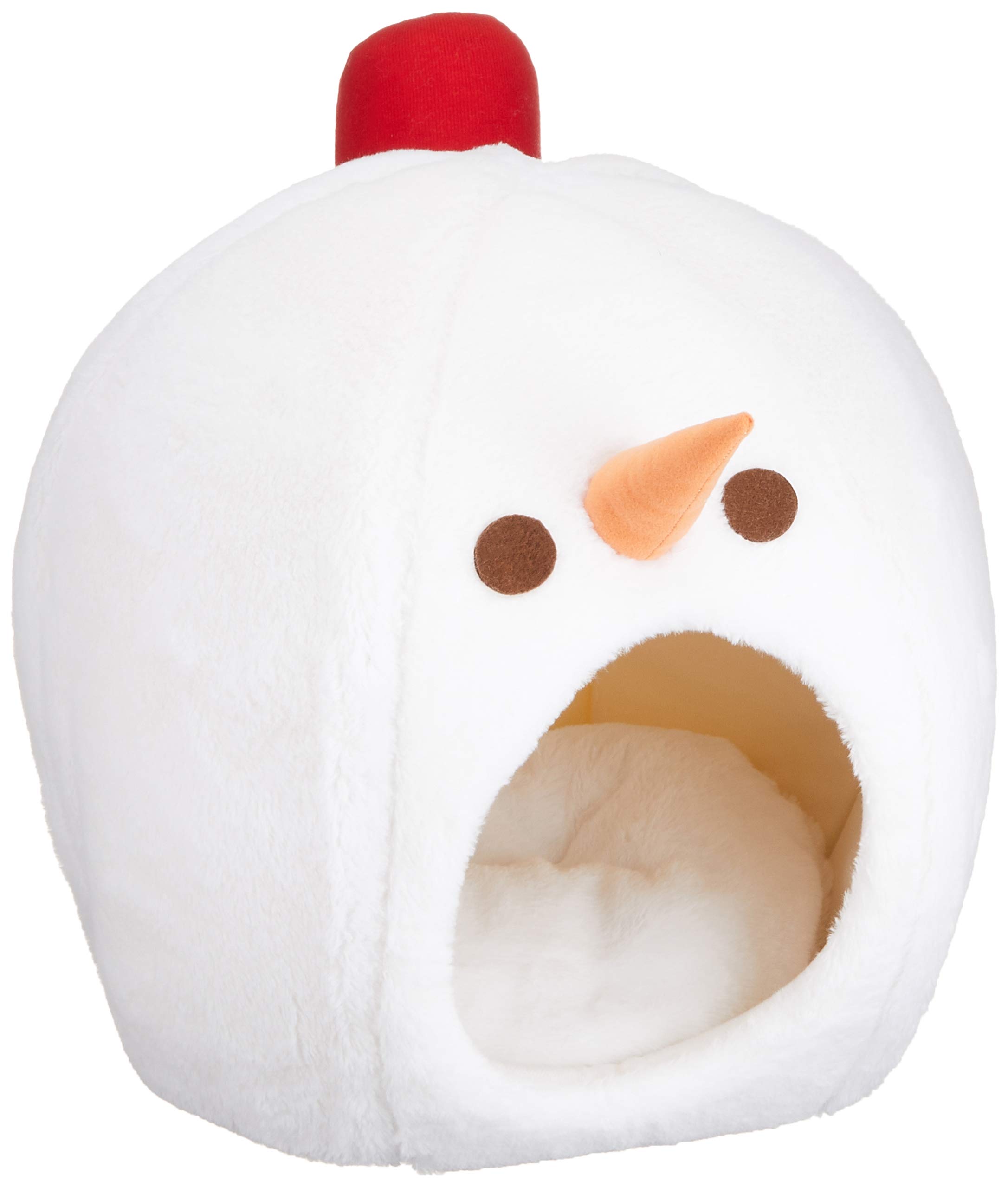 Amazon | アイリスオーヤマ あったか モチーフ ペットベッド 雪だるま