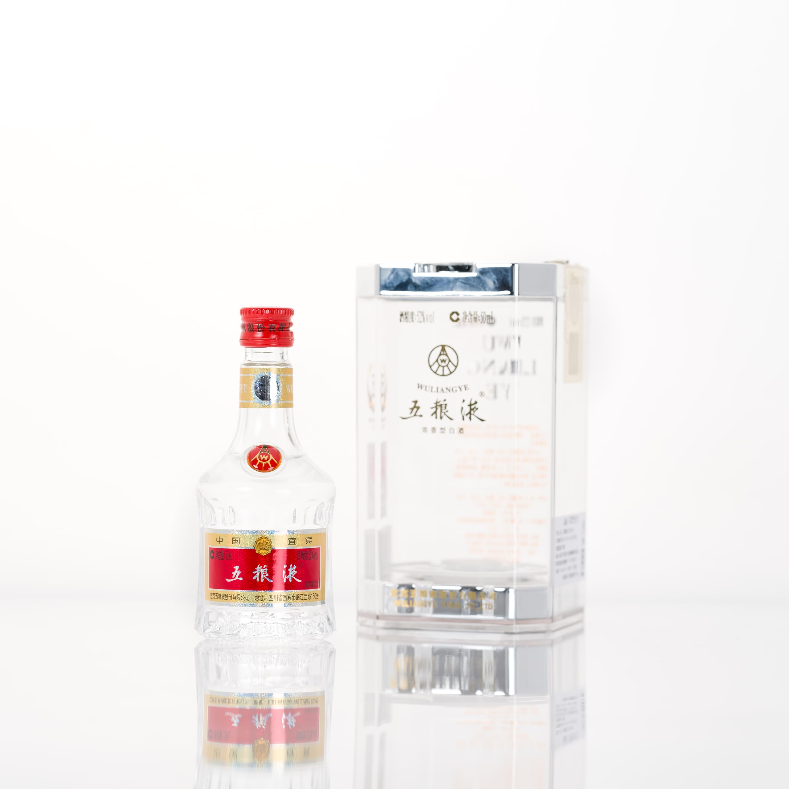 Amazon.co.jp: 【ミニボトル】五粮液 50ml アルコール52度 箱付 中国