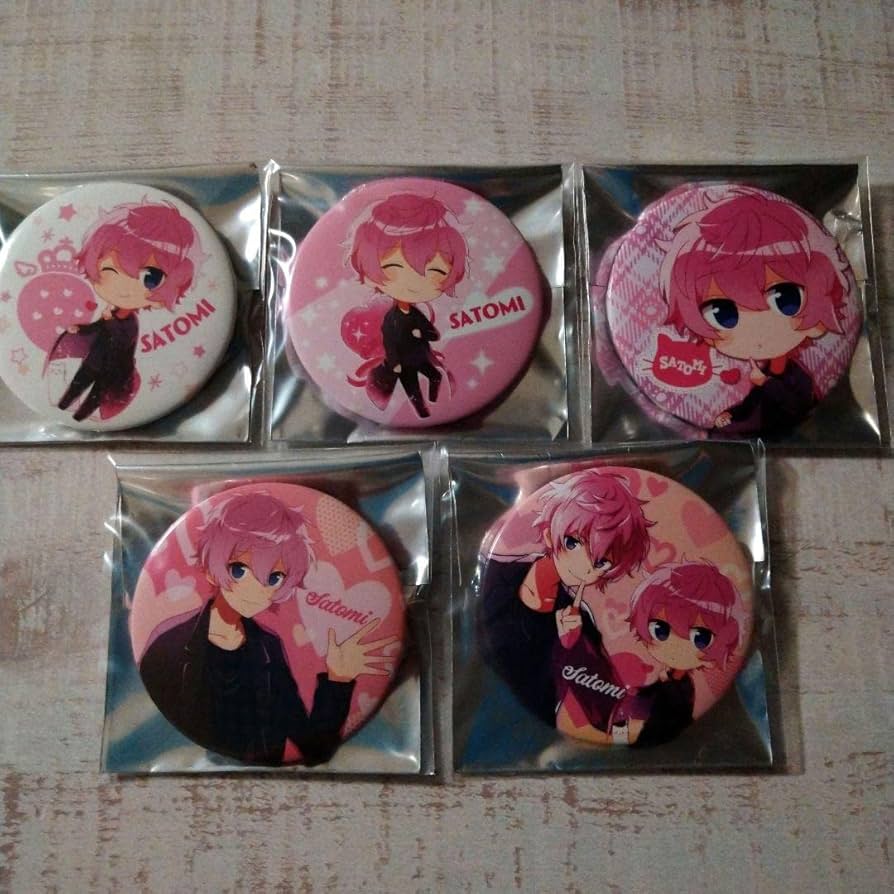 さとみ 缶バッジ Amazon.co.jp: さとみくん ワンマンMemories 缶バッジ