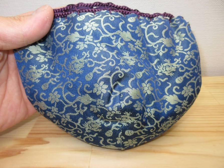 Amazon.co.jp: 逢絢亭茶道具 仕覆 三つ組仕覆 正絹 名物裂 紹鴎緞子