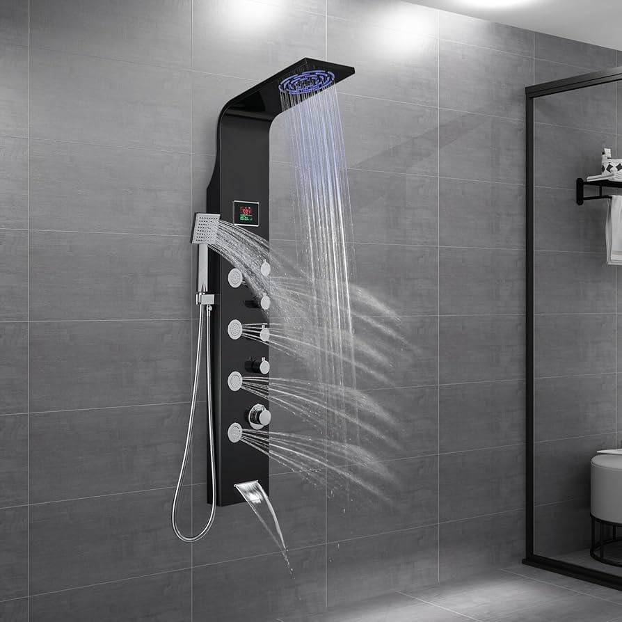 ROVOGO Unibody Shower Panel Tower with 4 Modes (Rainfall Shower