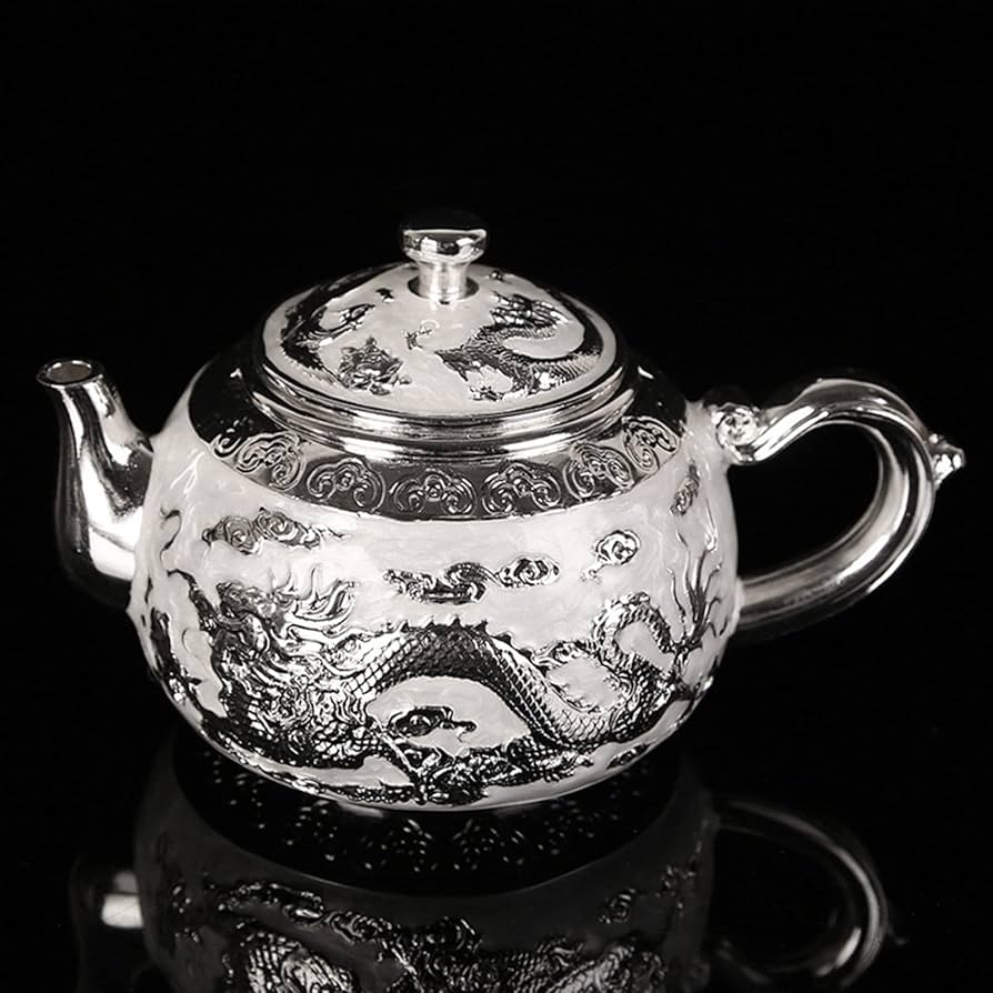 希少外国製古代19世紀ブロンズティーポット骨董現状品のみ25cmx26x11cm