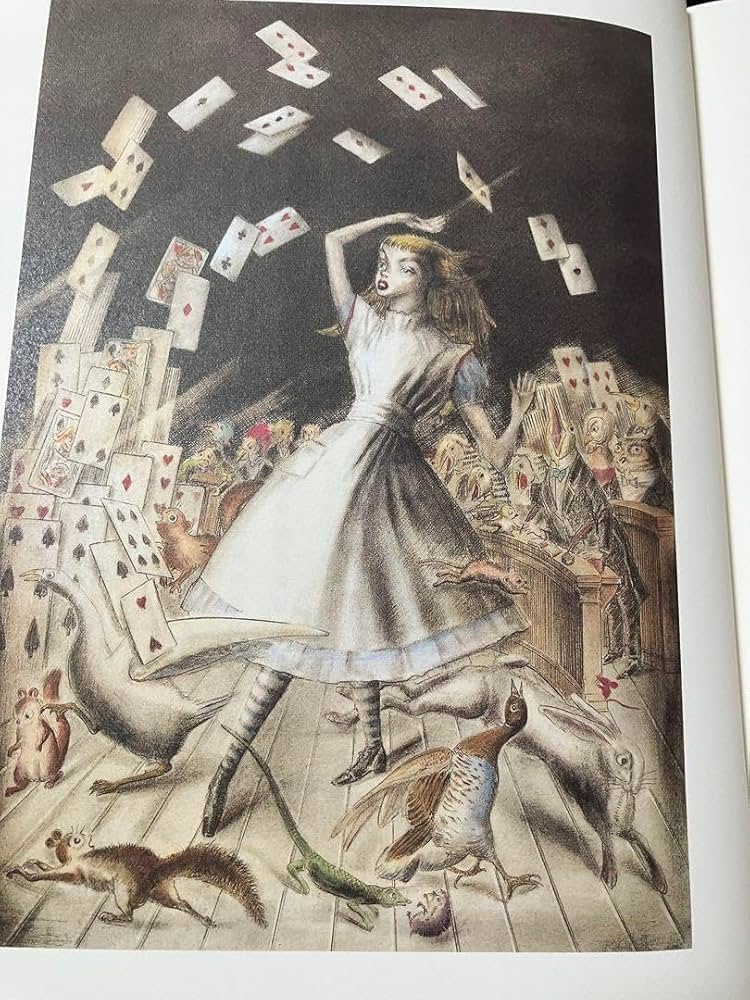 金子國義 金子国義 リトグラフ サイン 署名 アリスの夢 不思議の国のアリス