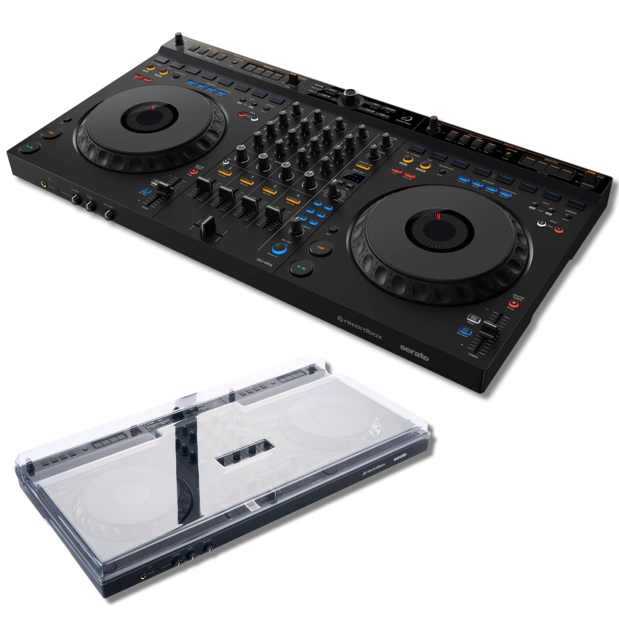 Amazon | AlphaTheta DDJ-GRV6 4チャンネルDJコントローラー デッキ