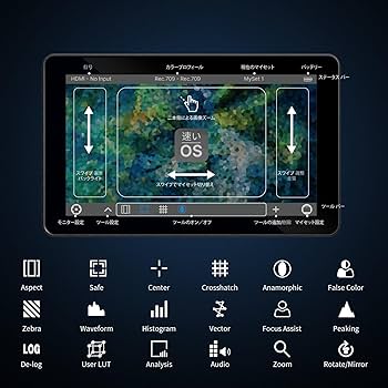 Amazon | OSEE Lilmon 5 カメラ モニター 5.5インチ タッチスクリーン