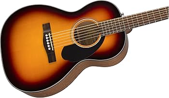 Amazon.com: Fender CP-60S Solid Top Parlor Size Acoustic Guitar