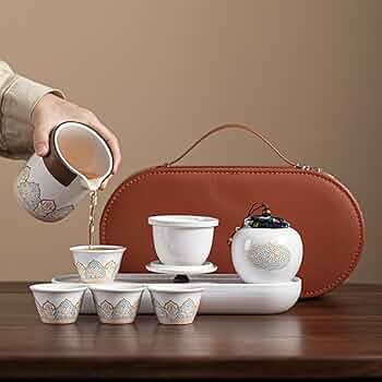 Amazon.co.jp: JIKANNOYA 中国茶器セット 茶器 茶具 磁器 急須 湯呑み