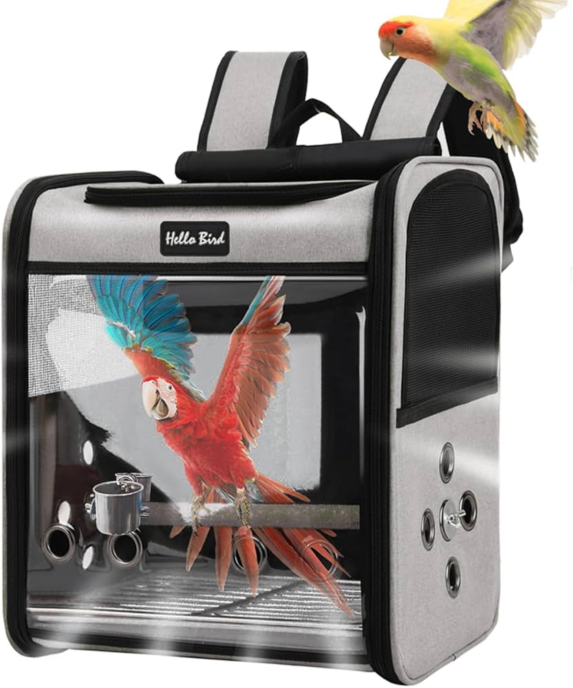 Amazon | Hopeholic 鳥キャリー 鳥バッグ 鳥用 インコ キャリーバッグ