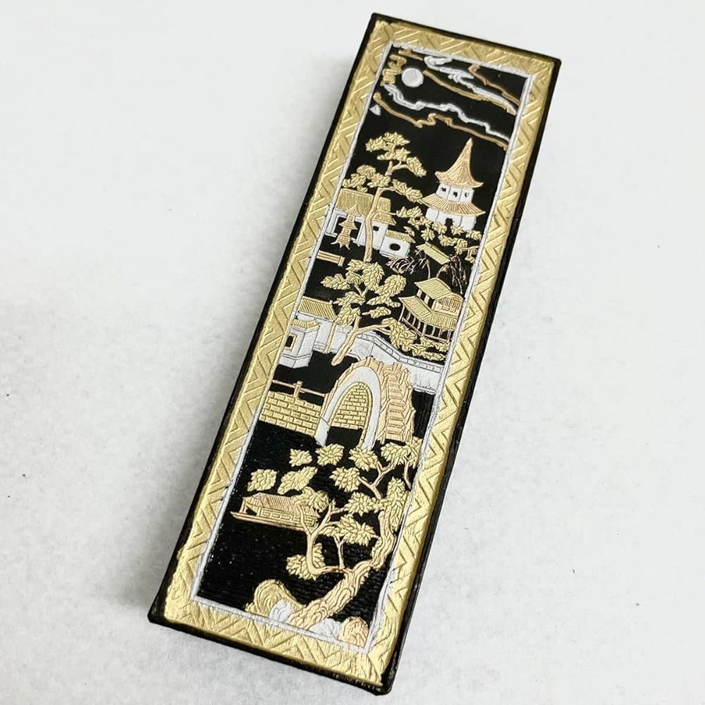 Amazon | 古墨 唐墨 寒山寺 頂漆煙 徽州老胡開文 墨 楓橋夜泊 月落鳥啼