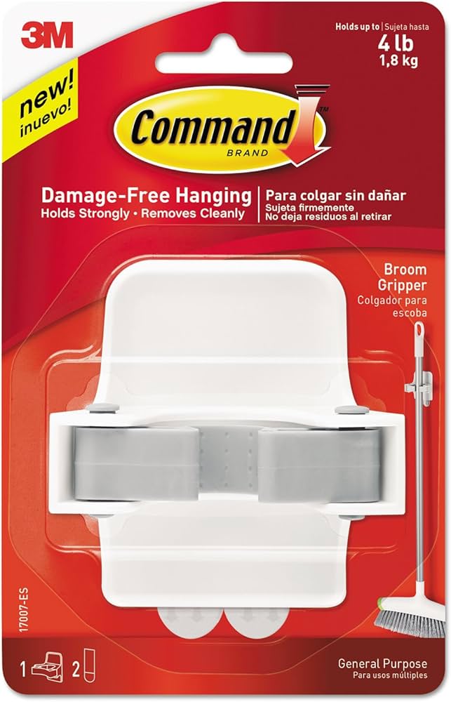Amazon.com: Command 8358002331 08358002331 Plastic Broom Gripper
