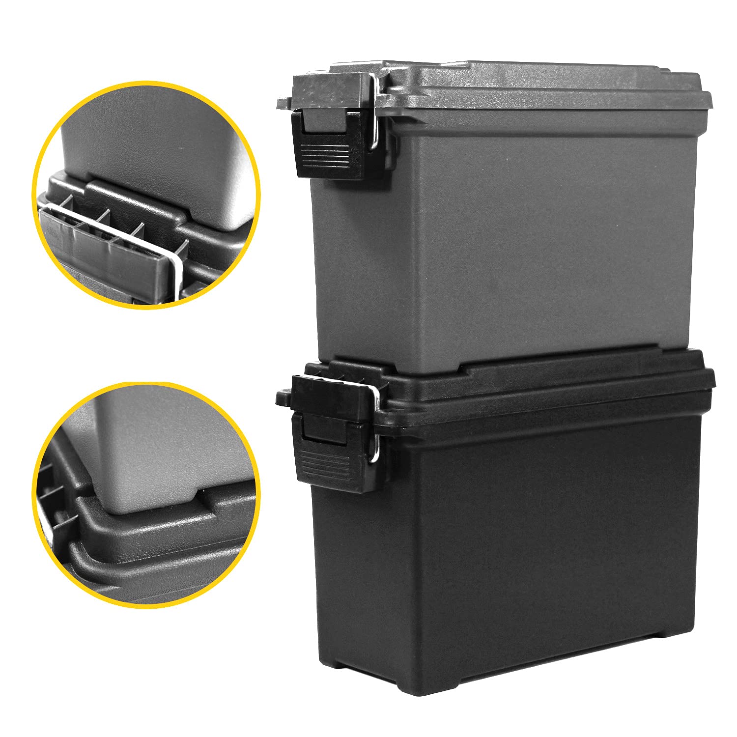 弾薬箱 アンモボックス 2個セット Amazon.co.jp: アモカン 弾薬箱 弾薬