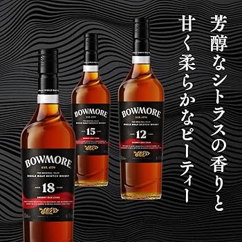 Amazon.co.jp: ボウモア シェリー 18年 [シングルモルト ウイスキー