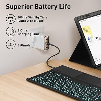 Amazon.com: Keyboard Case Touch for Lenovo Yoga Tab Plus 12.7