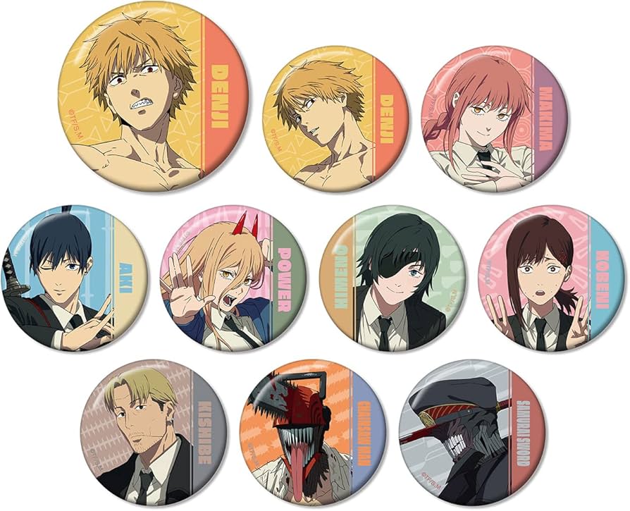 チェンソーマン 名場面缶バッジ デンジB JUMP SHOP【チェンソーマン