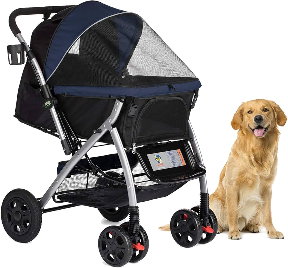 HPZ Pet Rover Premium Heavy Duty Dog/Cat/Pet Stroller Travel