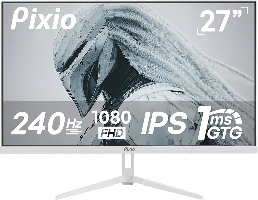 Amazon.com: Pixio PX279 Wave White 27 inch 240Hz Refresh Rate FHD