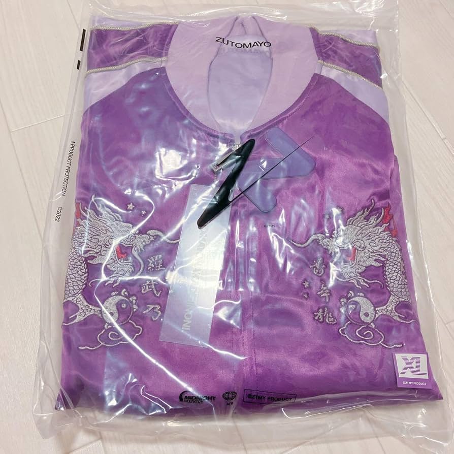 ずとまよスカジャン XL 香辛龍パープルずっと真夜中でいいのに。限定