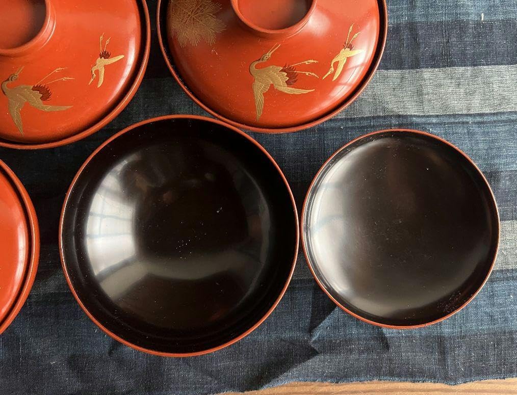 懐石道具 菓子椀 塗椀 吸物椀 漆器 木箱 汁椀 日本の器 ｜ 拭き漆 の