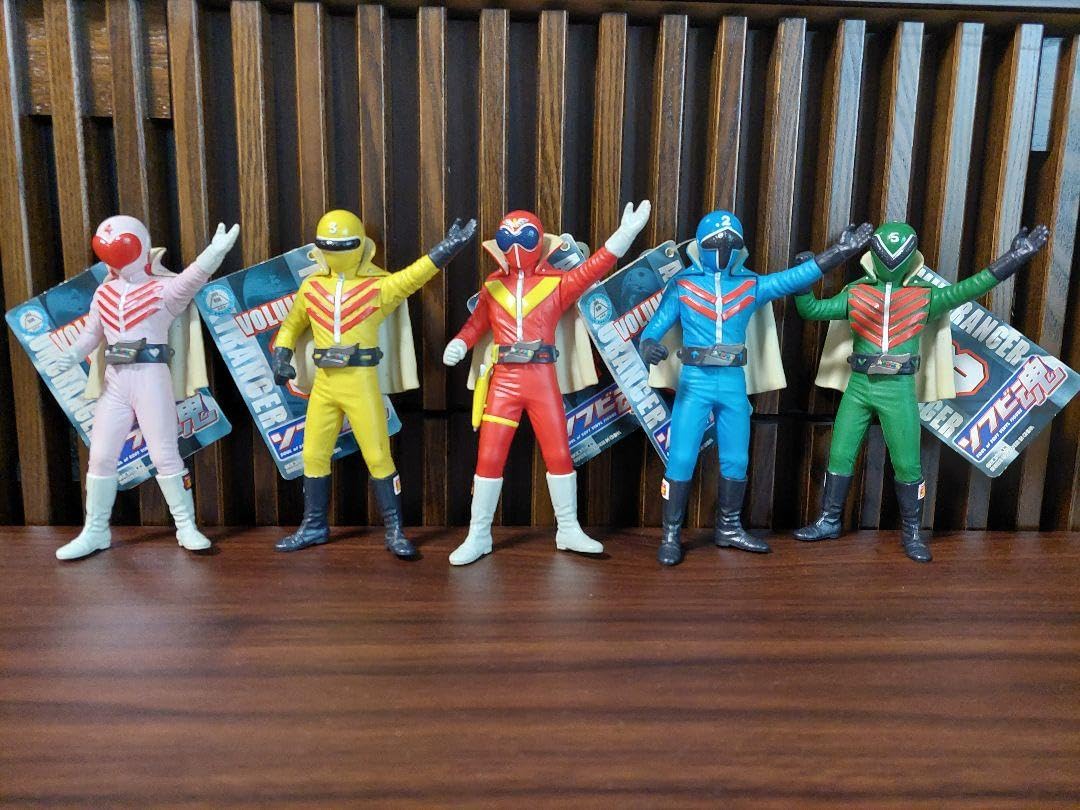 ソフビ魂 特撮 秘密戦隊 ゴレンジャー フィギュア 5体セット Amazon.co
