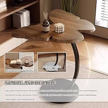 Amazon.com: Side Table for Couch Vintage Style Butterfly Shape End