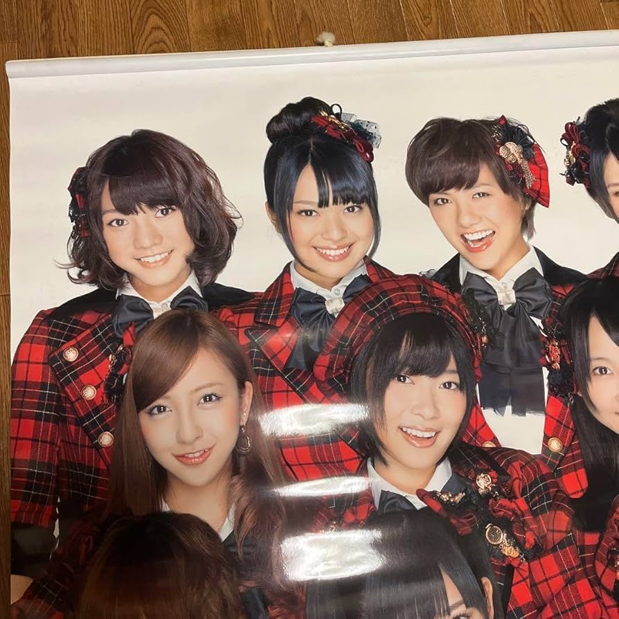 非売品パチンコAKB48店舗広告用巨大タペストリーポスター