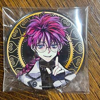 悪魔執事と黒い猫 あくねこ アモン アクスタ 缶バッジ ナンジャタウン