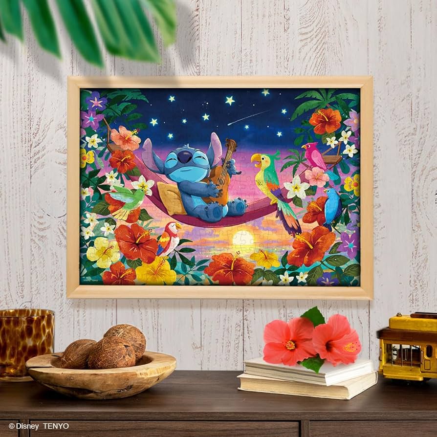 新品 スティッチサーフパラダイスパズルテンヨーリロ&スティッチ