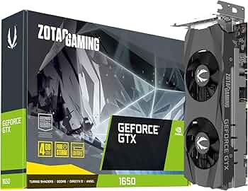 Amazon | ZOTAC GeForce GTX 1650 LP GDDR6 グラフィックスボード ZT