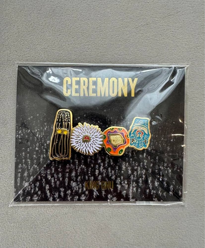Amazon.co.jp: king gnu キングヌー セレモニー ピンバッジ : おもちゃ