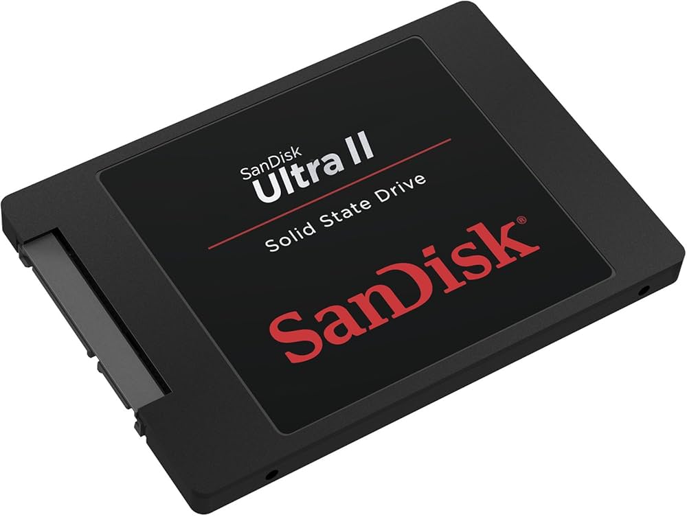 SanDisk SSD UltraII 960GB 2.5インチ SDSSDHII-960G-J26 7mm
