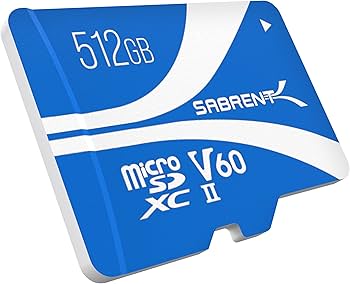 Amazon.com: SABRENT Rocket V60 microSDXC Memory Card | 512GB, V60