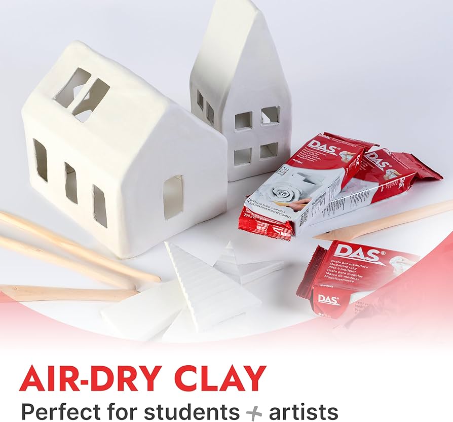 Amazon.co.jp: Das Air Hardening Modelling Clay, 1kg Block, White