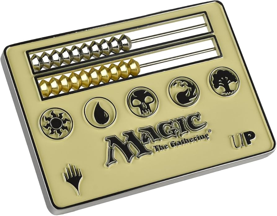 Amazon.co.jp: MTGカードサイズ金属製そろばん型ライフカウンター/白