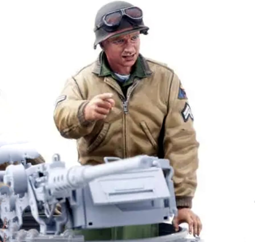 Amazon | 1/16 WWII アメリカ軍 戦車兵 レジン製モデルキット 未塗装