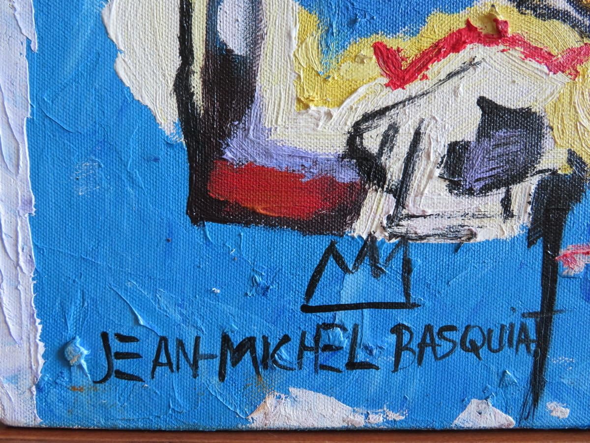 バスキア JEAN-MICHEL BASQUIAT 油絵 5